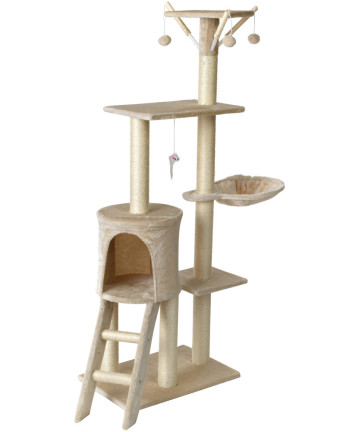 Drapak dla kota XL z zabawkami