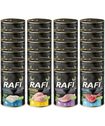 Mokra karma dla kota Rafi...