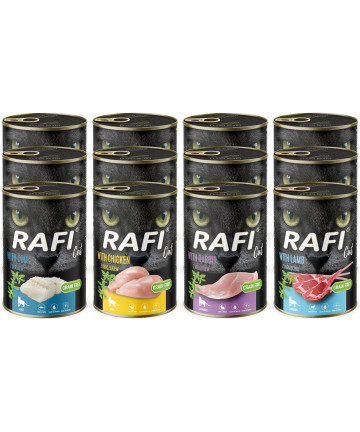 Mokra karma dla kota Rafi...