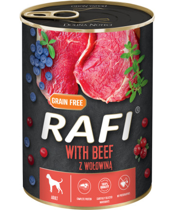 Mokra karma dla psa Rafi...