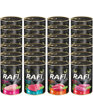 Mokra karma dla kota Rafi...